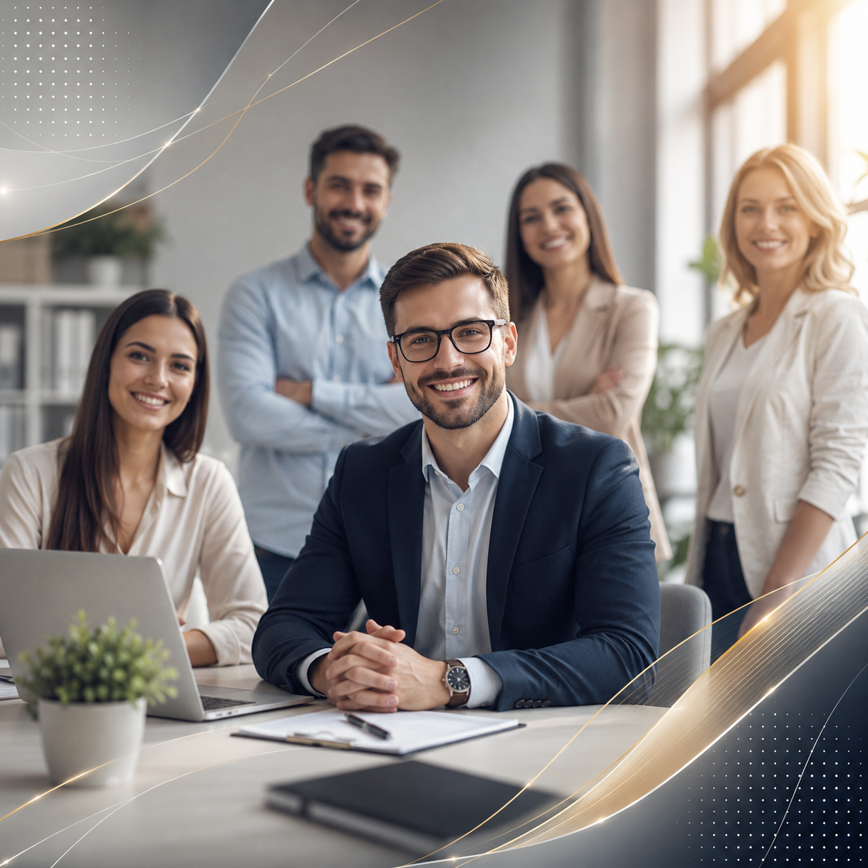 Professional business team
